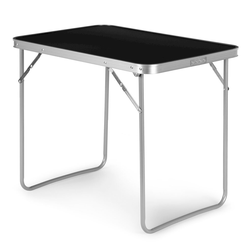 Saliekamais dārza banketu galds ModernHome, melns cena un informācija | Dārza galdi | 220.lv