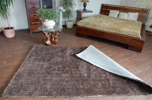 Shaggy Nona paklājs brūns, 60x110 cm cena un informācija | Paklāji | 220.lv