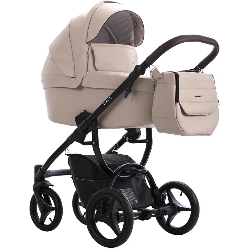 Universālie rati Bebetto Luca Pro, 2in1, beige cena un informācija | Bērnu rati | 220.lv