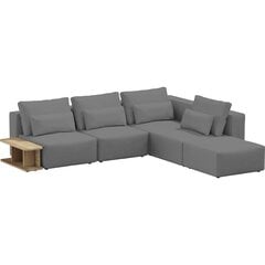 Riposo ottimo 3 vietīgs stūra dīvāns ar sānu galdiņu cena un informācija | Stūra dīvāni | 220.lv