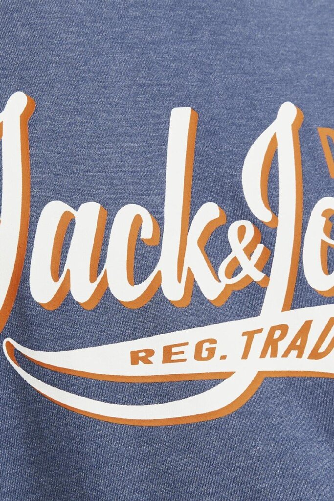 T-krekls vīriešiem Jack & Jones 12246690ENSIGNBLUE, zils cena un informācija | Vīriešu T-krekli | 220.lv