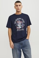 T-krekls vīriešiem Jack & Jones 12249345SKYCAPTAIN, zils cena un informācija | Vīriešu T-krekli | 220.lv