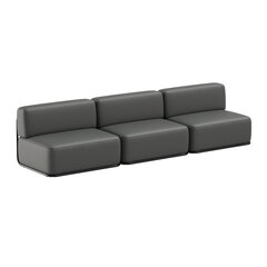 3-местный диван, Став, серый цена и информация | Комплекты уличной мебели | 220.lv