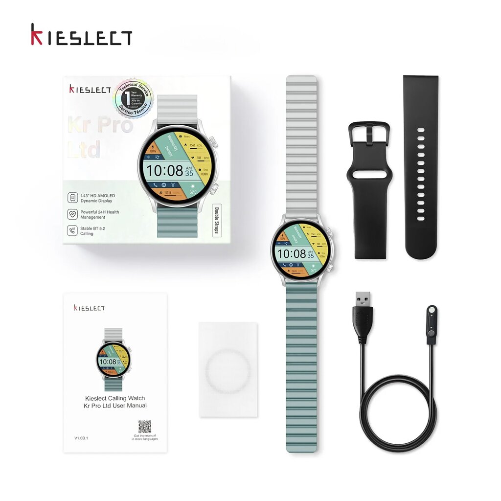 Kieslect Krpro silver цена и информация | Viedpulksteņi (smartwatch) | 220.lv