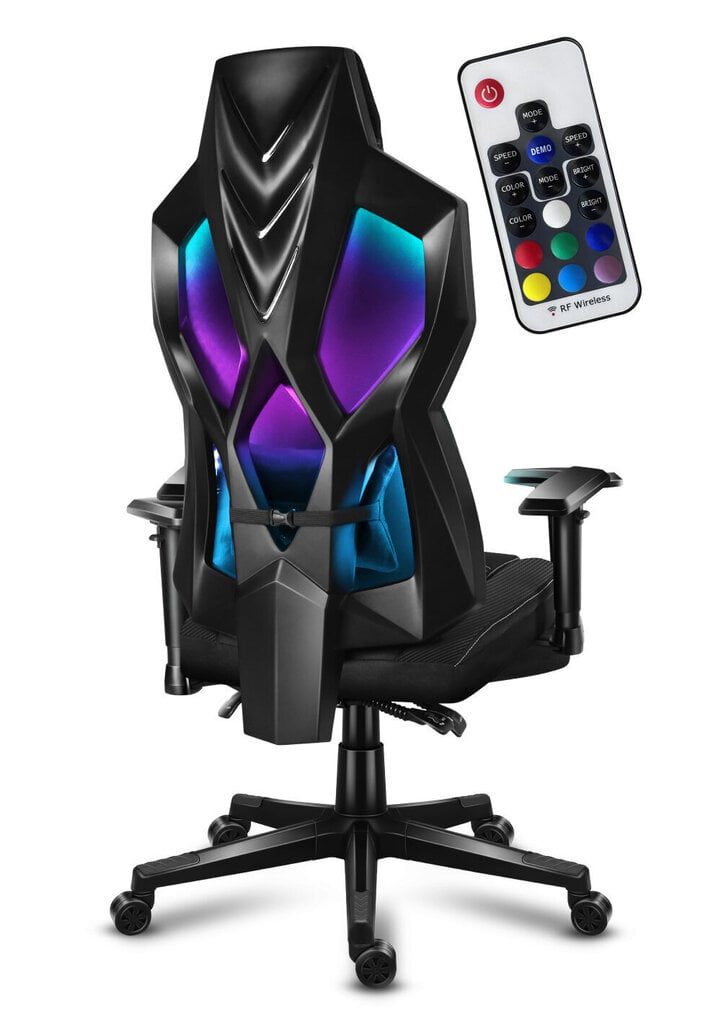 Spēļu krēsls Huzaro Combat 6.2 Black RGB cena un informācija | Biroja krēsli | 220.lv