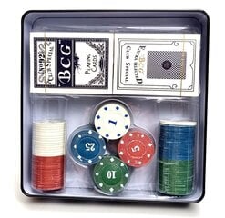 Набор для игры в покер Poker Chips,100 фишек цена и информация | Азартные игры | 220.lv