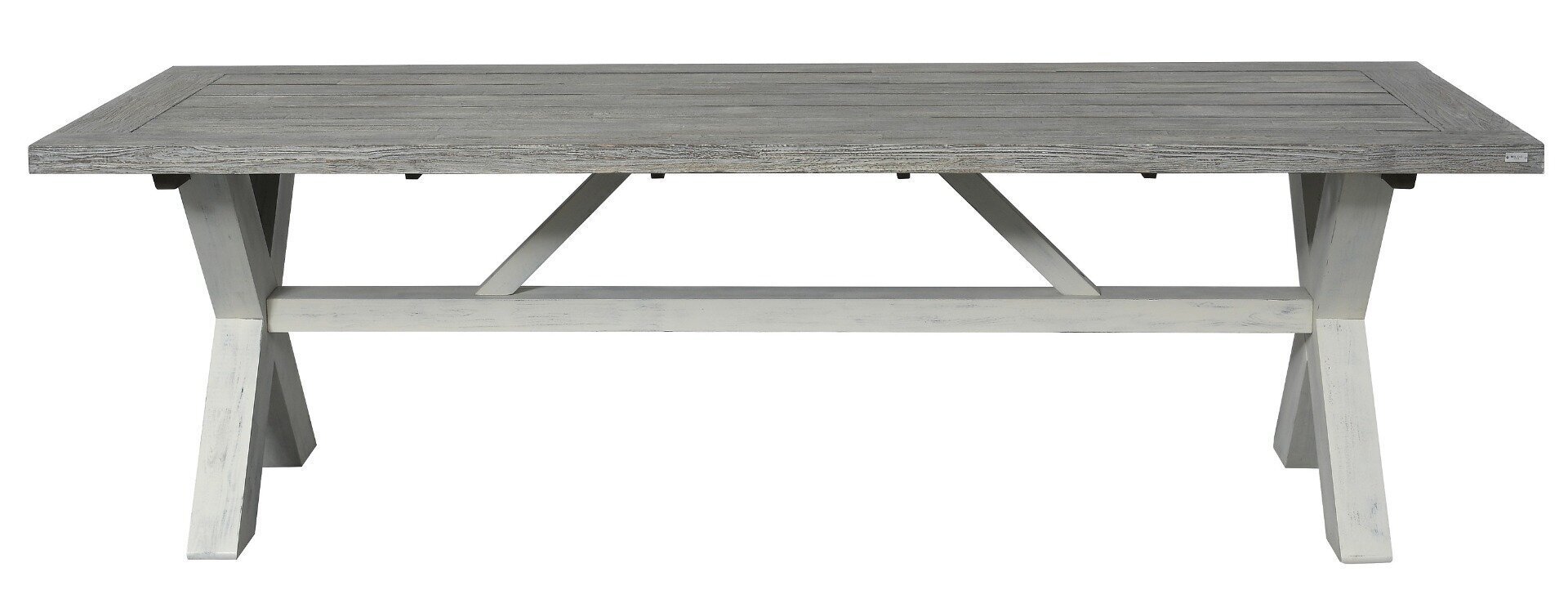 Āra galds Marina XL 250x100x77 cm, pelēks цена и информация | Dārza galdi | 220.lv