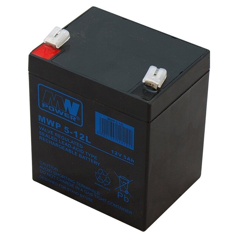 Akumulators MWPower AGM, 12V 5Ah cena un informācija | Akumulatori | 220.lv