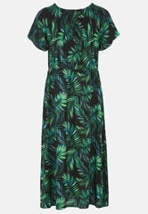Cellbes sieviešu kleita ALLY, zaļa-puķaina cena un informācija | Kleitas | 220.lv
