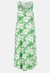 Cellbes sieviešu kleita LAGUNA, zaļa-puķaina cena un informācija | Kleitas | 220.lv