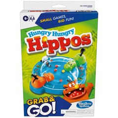 HUNGRY HUNGRY HIPPOS Дорожная версия Grab&Go цена и информация | Настольные игры, головоломки | 220.lv