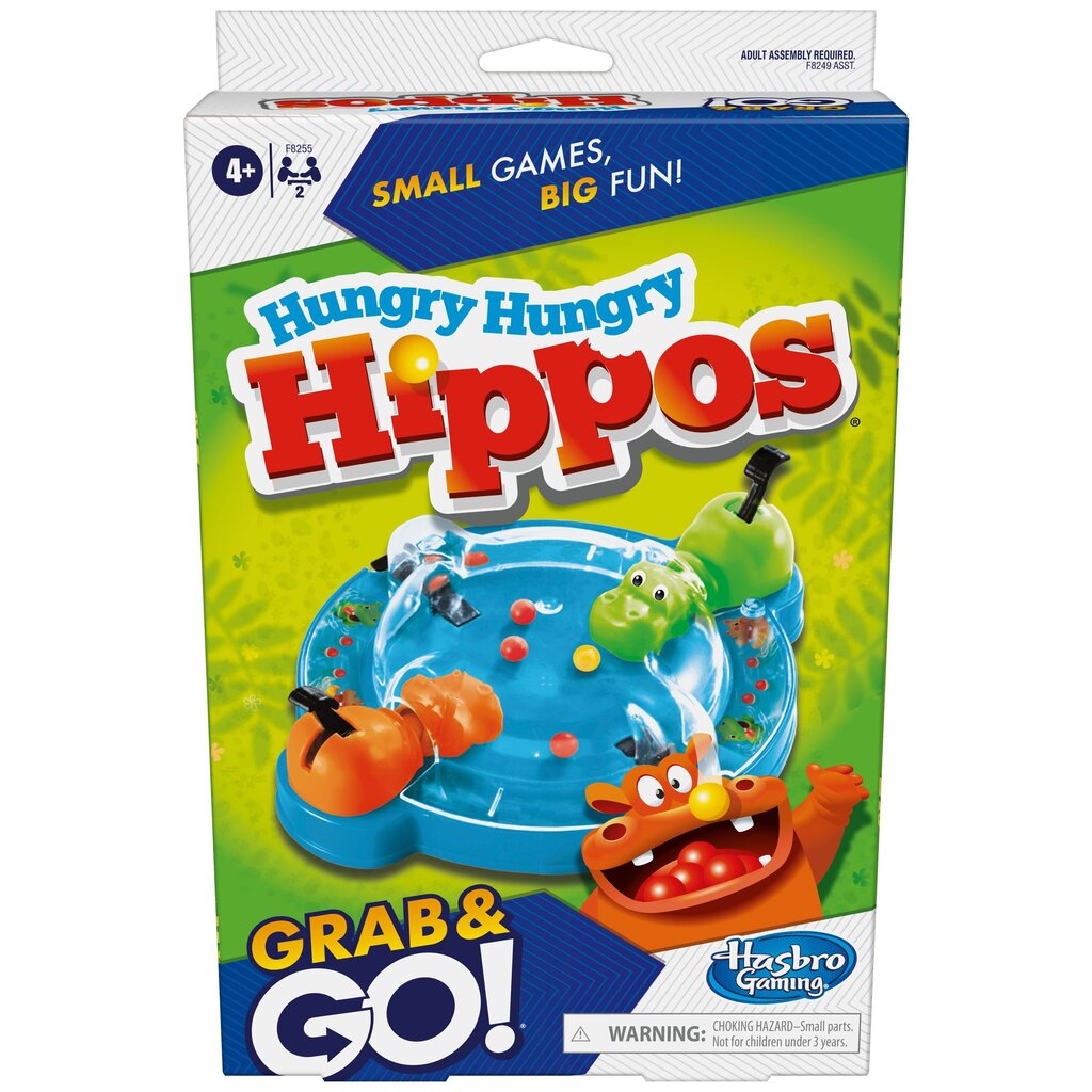 Ceļojumu spēle Hasbro Hungry hippos, EN cena un informācija | Galda spēles | 220.lv