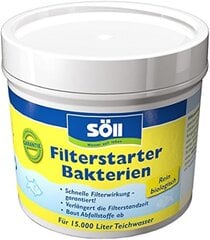Натуральные фильтрующие бактерии Söll Filter 80587, 100 г цена и информация | Садовые бассейны и товары для их ухода | 220.lv
