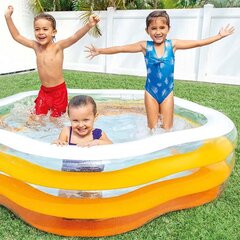 Piepūšamais baseins Intex Swim Summer Colors, 185x180x53 cm cena un informācija | Baseini | 220.lv