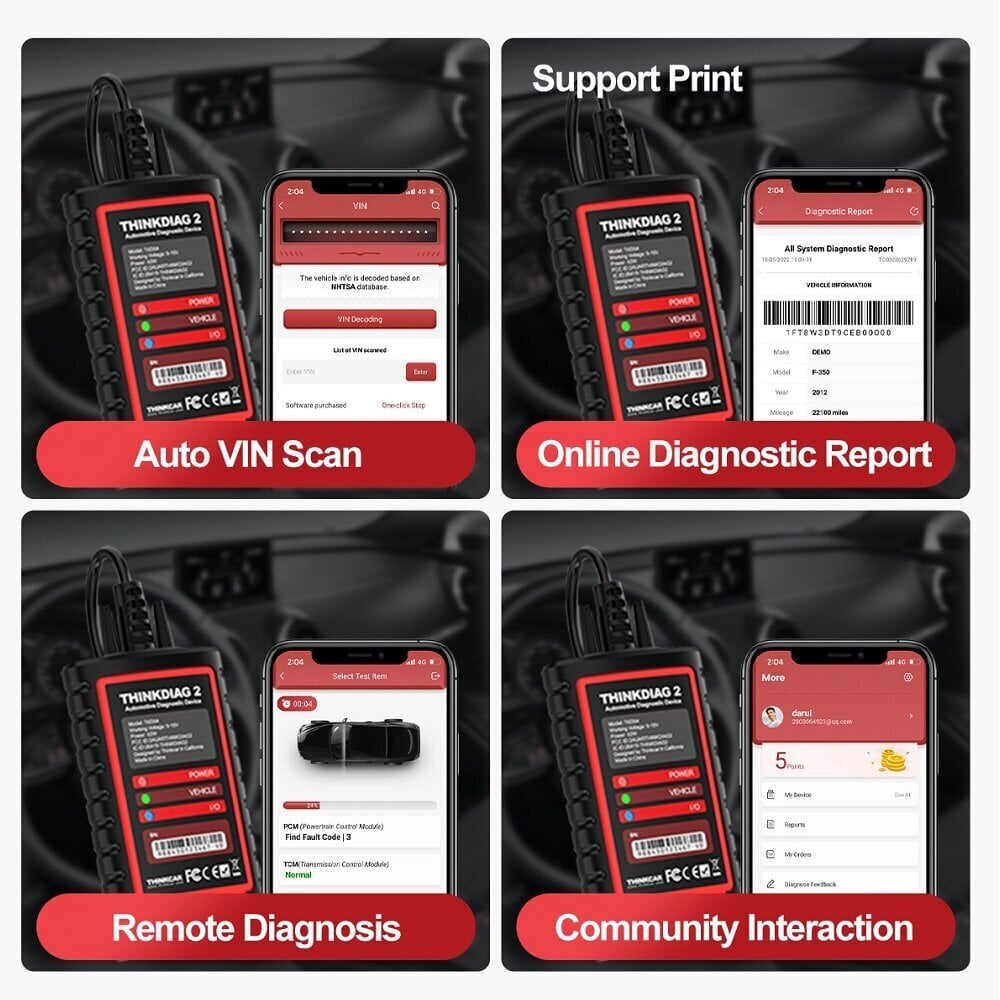 THINKDIAG 2 УНИВЕРСАЛЬНАЯ АВТО ДИАГНОСТИКА цена | 220.lv