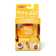 Saldumu rotaļlietu komplekts Melissa & Doug Play to Go, 12d. cena un informācija | Rotaļlietas meitenēm | 220.lv