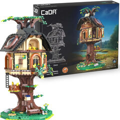 Konstruktors ar LED gaismu CaDA Tree House bibliotēka C66013W, 1808.d. cena un informācija | Konstruktori | 220.lv