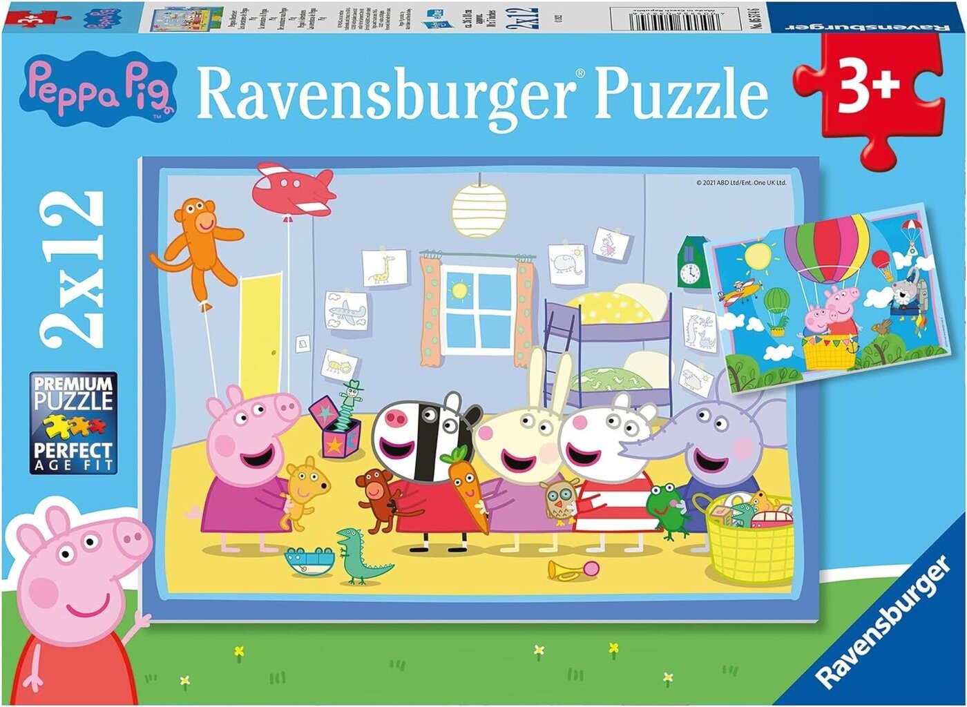 Puzle Ravensburger, 2x12 gab. цена и информация | Puzles, 3D puzles | 220.lv