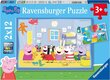 Puzle Ravensburger, 2x12 gab. cena un informācija | Puzles, 3D puzles | 220.lv