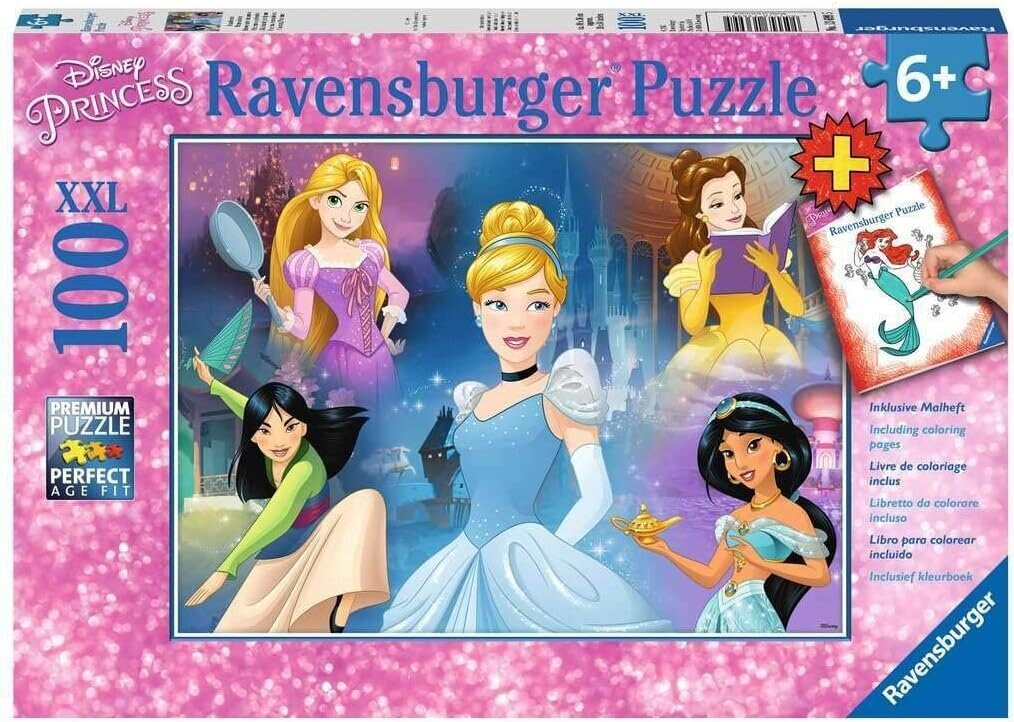 Puzle Ravensburger Charming Princess , 100 gab. cena un informācija | Puzles, 3D puzles | 220.lv