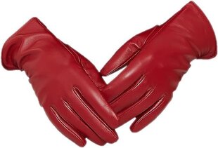 Женские перчатки Zluxurq, красные цена и информация | Женские перчатки | 220.lv