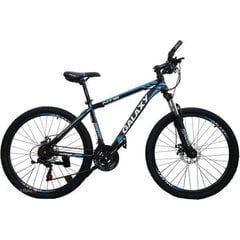 Kalnu velosipēds Galaxy MTB 19 / 27,5", melns/zils цена и информация | Велосипеды | 220.lv