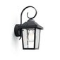 Dārza sienas lampa Philips, melna цена и информация | Āra apgaismojums | 220.lv