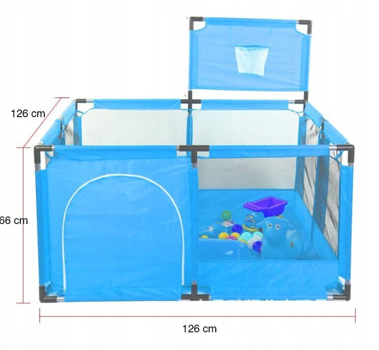 Rotaļu laukums ar bumbām, zils цена и информация | Teltis | 220.lv
