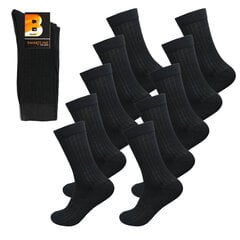Мужские носки Bisoks 12158 черные, 10 пар цена и информация | Мужские носки | 220.lv