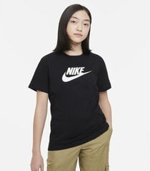 Nike детская футболка FD0928*010, черный 196604924917 цена и информация | Рубашки для девочек | 220.lv