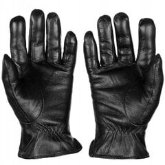 Мужские утепленные кожаные перчатки BLACK ELEGANT RKW3-L цена и информация | Женские перчатки | 220.lv