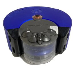 Dyson 360 Heurist Robot Blue/Nickel Перезаряжаемый пылесос 0,33 л, 100-240 Вольт Новый цена и информация | Пылесосы-роботы | 220.lv