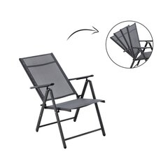 Krēsls Chomik, melna цена и информация | Садовые стулья, кресла, пуфы | 220.lv
