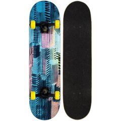 Skateboard NIJDAM NEON CHEVRON N31BC01 Blue/Black цена и информация | Скейтборды | 220.lv