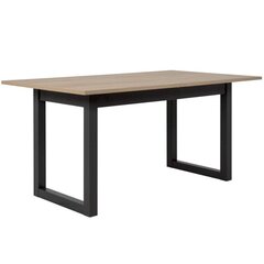 Обеденный стол Denver, коричневый цена и информация | Кухонные и обеденные столы | 220.lv