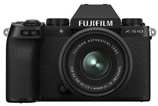 Товар с повреждением. Fujifilm X-S10 + 15-45mm Kit, черный цена и информация | Товары с повреждениями | 220.lv