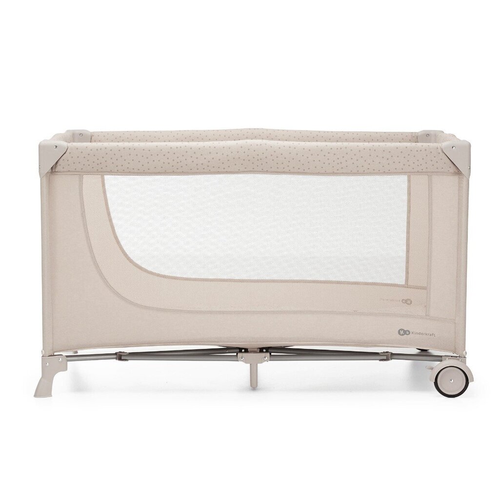 Manēža Kinderkraft Joy 2 Travel Cot, Beige cena un informācija | Manēžas | 220.lv