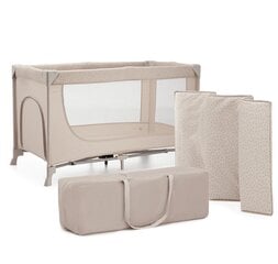 Манеж Kinderkraft Joy 2 Travel Cot, бежевый цвет цена и информация | Манежи для детей | 220.lv