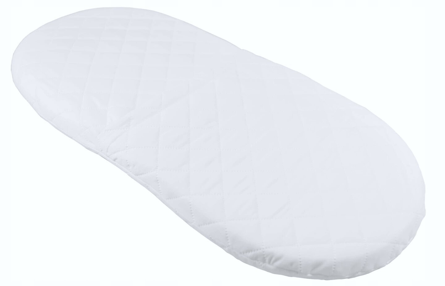 Bērnu matrači šūpulim Babymam, white, 75x35 cm cena un informācija | Aksesuāri bērnu ratiem | 220.lv