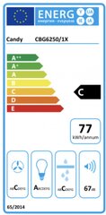 Традиционная вытяжка Candy CBG6250/1X 620 m3/h цена и информация | Вытяжки на кухню | 220.lv