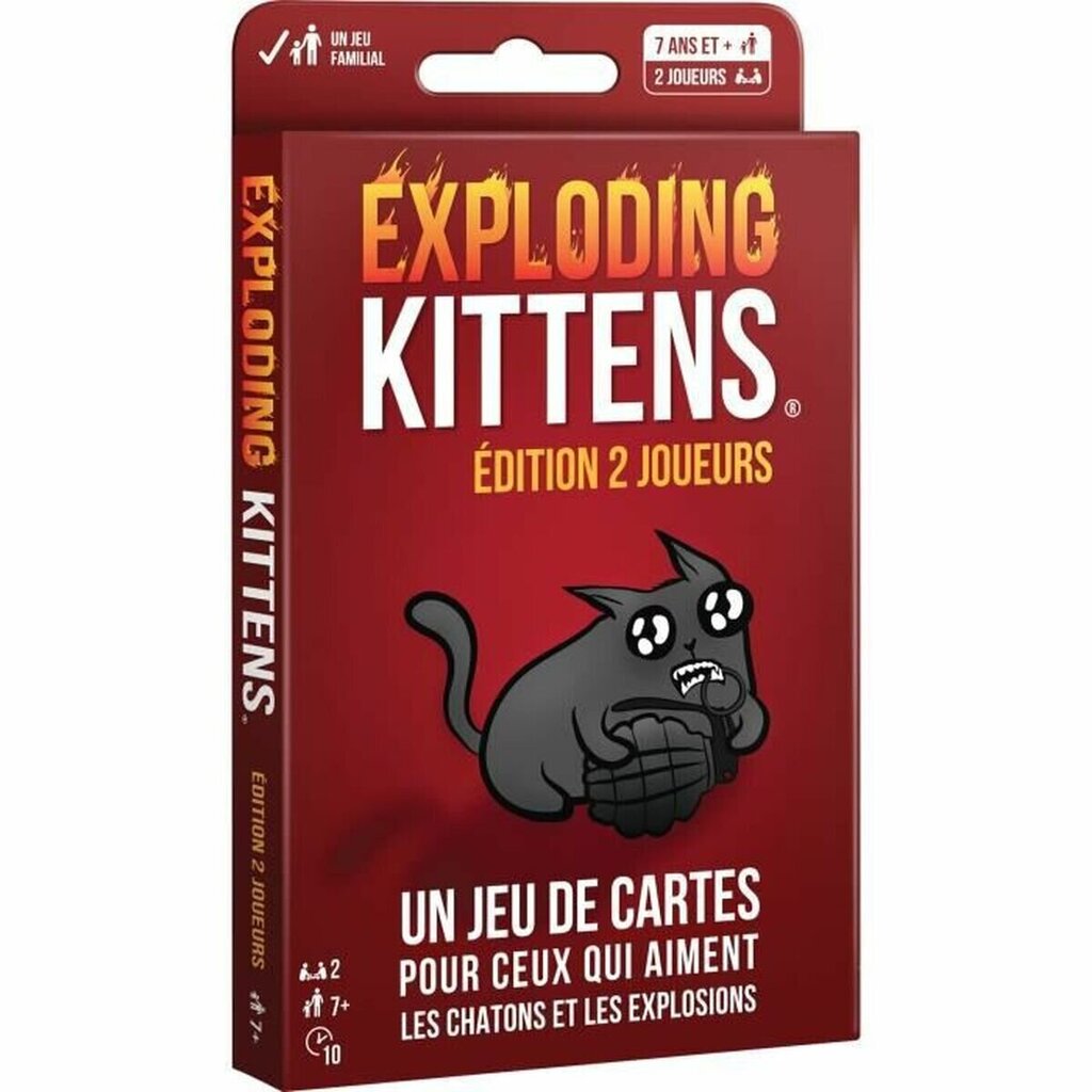 Kāršu spēles Asmodee Exploding Kittens cena un informācija | Galda spēles | 220.lv