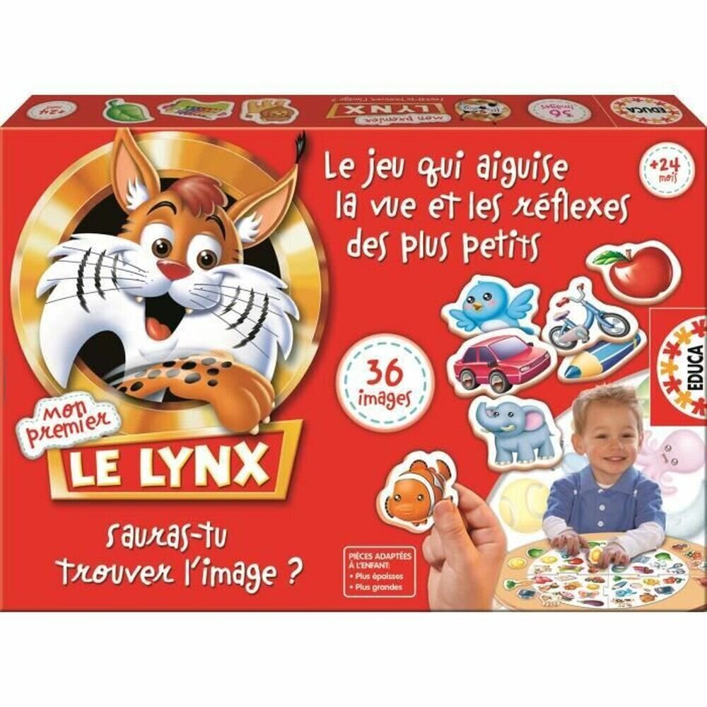 Izglītojošā spēle Educa My First Lynx 15492, FR cena un informācija | Galda spēles | 220.lv