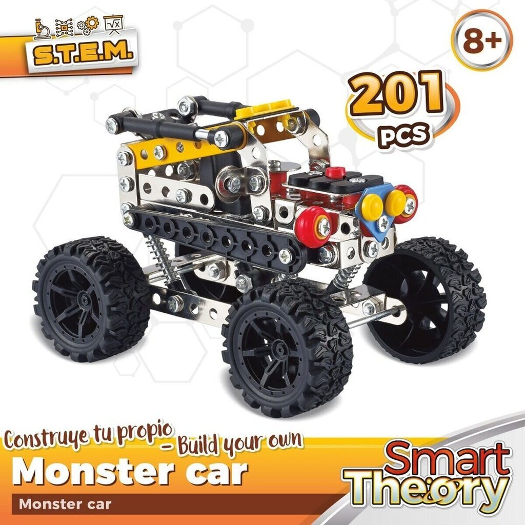 Konstruktors Colorbaby Smart Theory Mecano Monster Car, 201 gab. цена и информация | Konstruktori | 220.lv