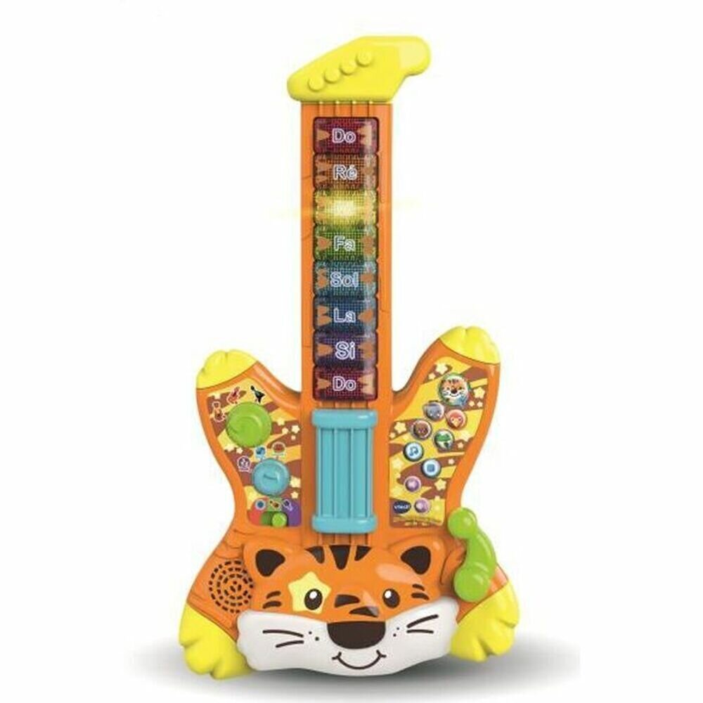 Spēļu ģitāra mazuļiem Vtech Baby Jungle Rock Tigre цена и информация | Attīstošās rotaļlietas | 220.lv