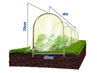 Парник Огурчик, 4 м цена и информация | Теплицы | 220.lv