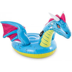 Peldriņķis Dragon Ride-on, 201x191cm, zils cena un informācija | Piepūšamās rotaļlietas un pludmales preces | 220.lv