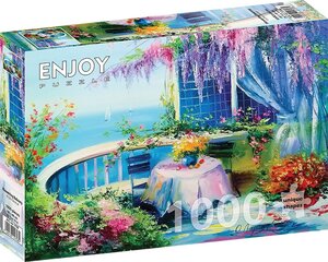 Puzle Enjoy Puzzle 1708, Puķu balkons, 1000 d. цена и информация | Пазлы | 220.lv