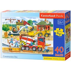 Puzle Castorland Maxi Būvlaukums, 40 d. cena un informācija | Puzles, 3D puzles | 220.lv