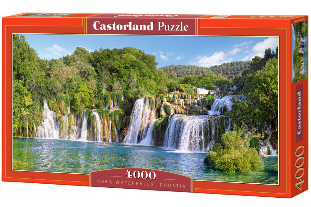 Puzle Castorland Krka ūdenskritumi - Horvātija, 4000 d. cena un informācija | Puzles, 3D puzles | 220.lv