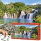 Puzle Castorland Krka ūdenskritumi - Horvātija, 4000 d. cena un informācija | Puzles, 3D puzles | 220.lv